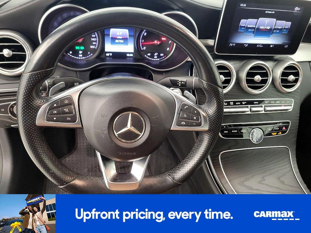 used 2017 Mercedes-Benz C-Class car, priced at $22,998