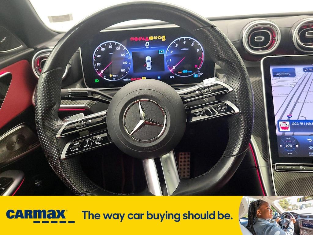 used 2022 Mercedes-Benz C-Class car, priced at $39,998