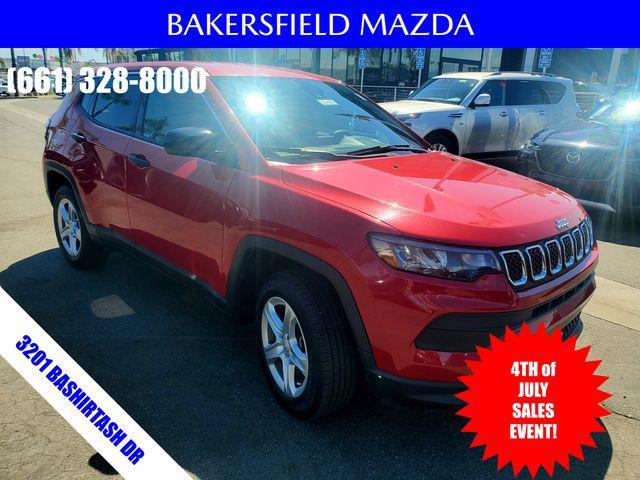 used 2023 Jeep Compass car, priced at $18,599