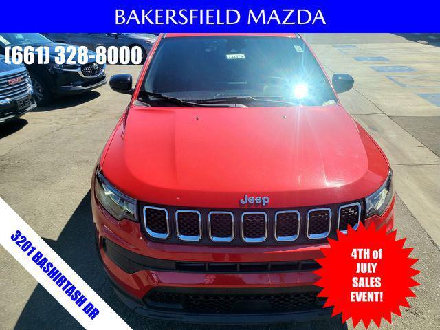 used 2023 Jeep Compass car, priced at $18,599