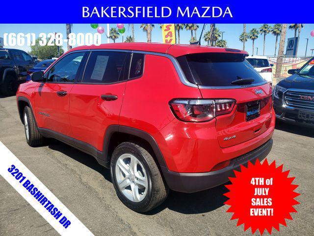 used 2023 Jeep Compass car, priced at $18,599