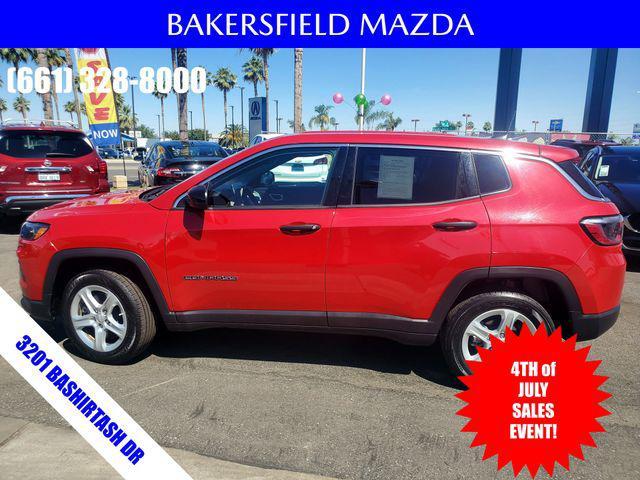 used 2023 Jeep Compass car, priced at $18,599