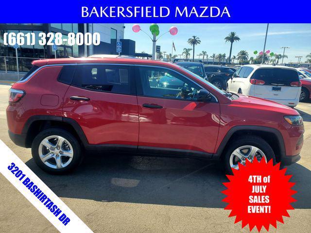 used 2023 Jeep Compass car, priced at $18,599