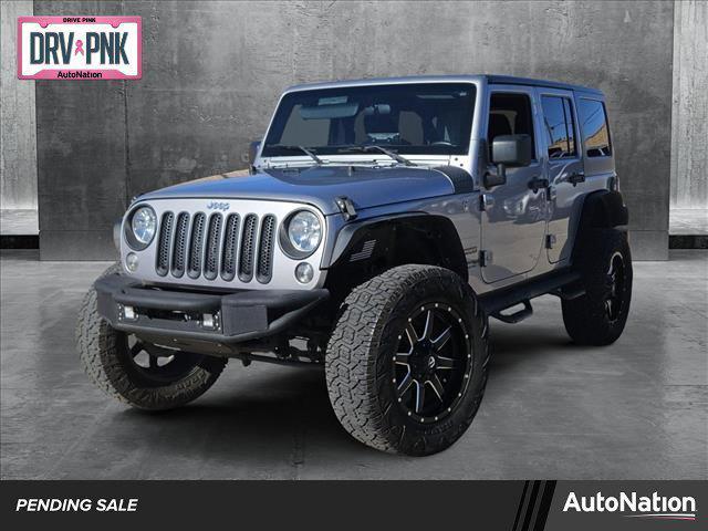 used 2018 Jeep Wrangler JK Unlimited car, priced at $16,495