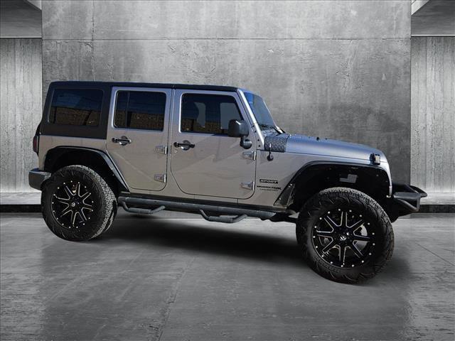 used 2018 Jeep Wrangler JK Unlimited car, priced at $17,205