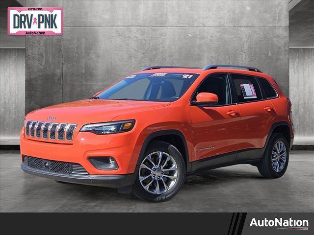 used 2021 Jeep Cherokee car, priced at $21,995