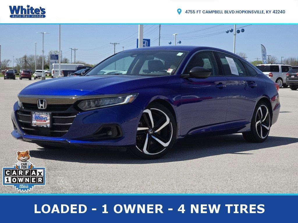 used 2021 Honda Accord car, priced at $23,830
