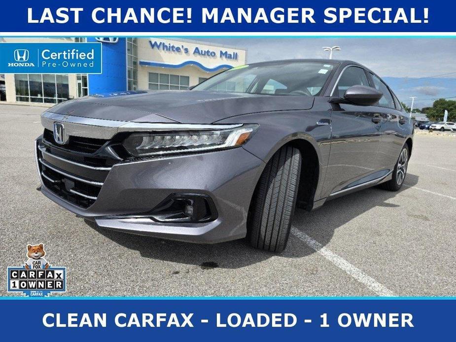 used 2021 Honda Accord Hybrid car, priced at $24,788