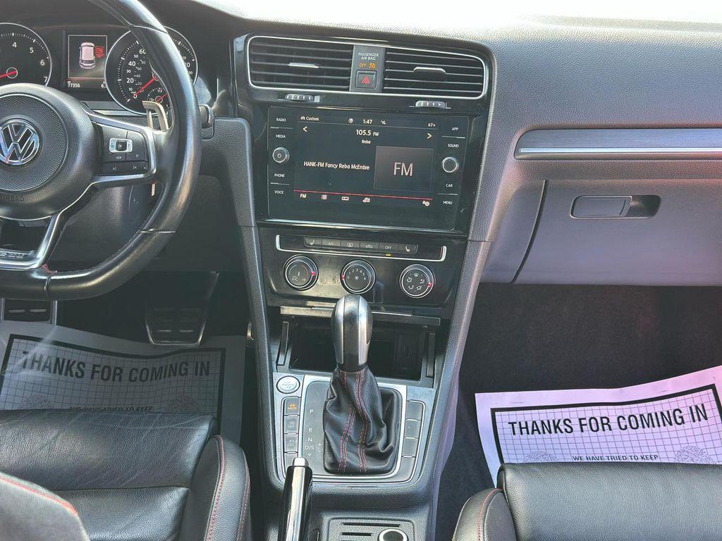 used 2020 Volkswagen Golf GTI car, priced at $20,490