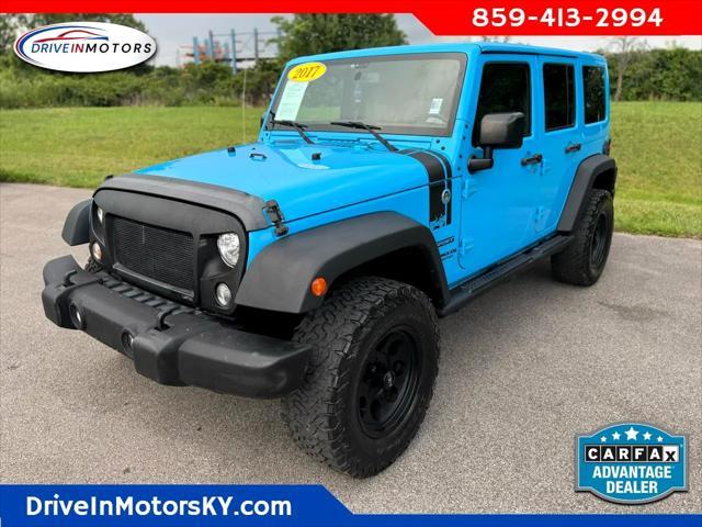 used 2017 Jeep Wrangler Unlimited car, priced at $20,460