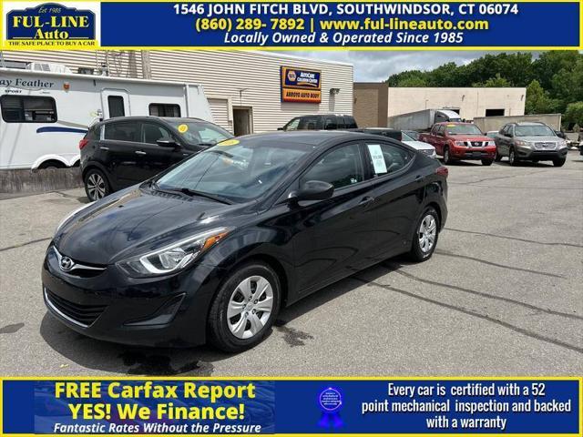 used 2016 Hyundai Elantra car, priced at $9,995