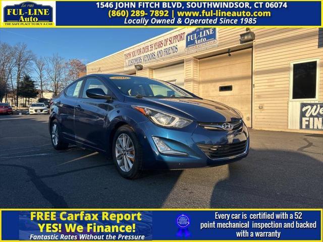 used 2016 Hyundai Elantra car, priced at $9,895