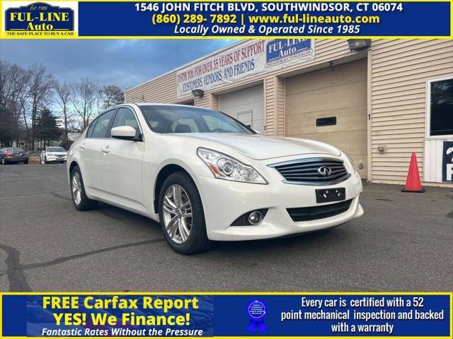 used 2013 INFINITI G37x car, priced at $10,895