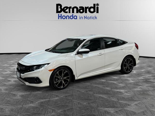 used 2021 Honda Civic car, priced at $22,100