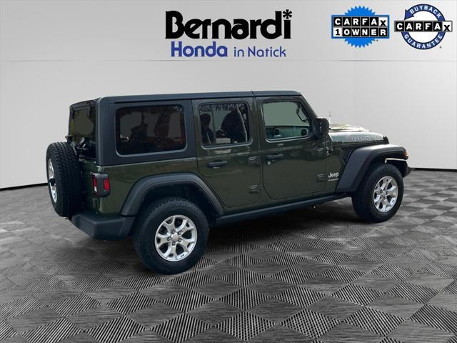 used 2021 Jeep Wrangler Unlimited car, priced at $33,000