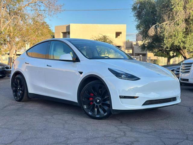 used 2021 Tesla Model Y car, priced at $29,500