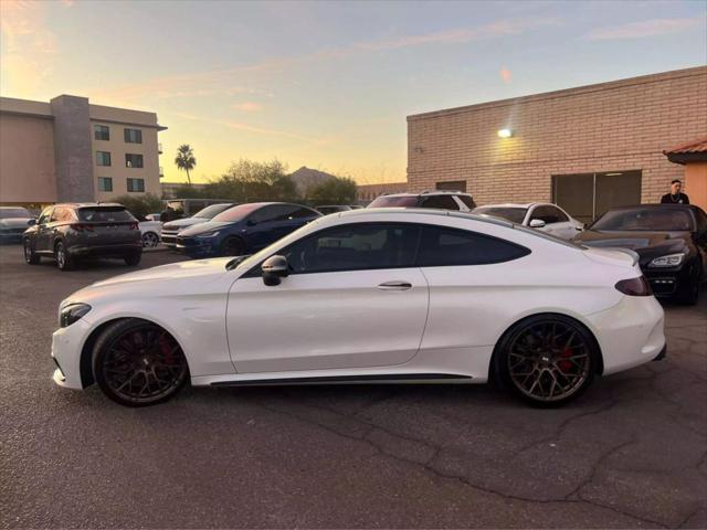 used 2018 Mercedes-Benz AMG C 63 car, priced at $43,500