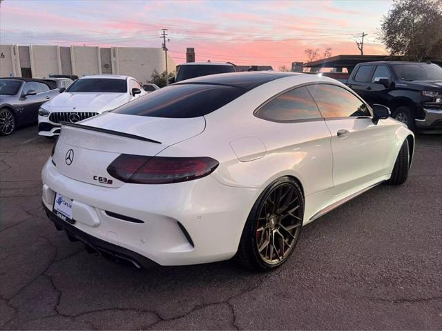 used 2018 Mercedes-Benz AMG C 63 car, priced at $43,500