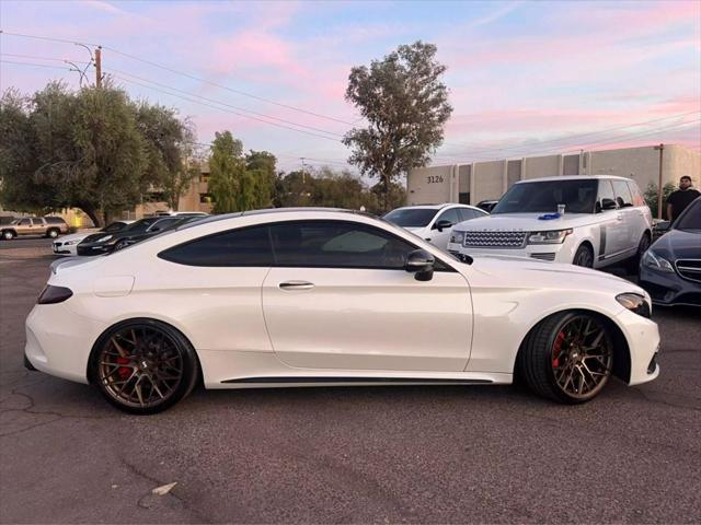 used 2018 Mercedes-Benz AMG C 63 car, priced at $43,500