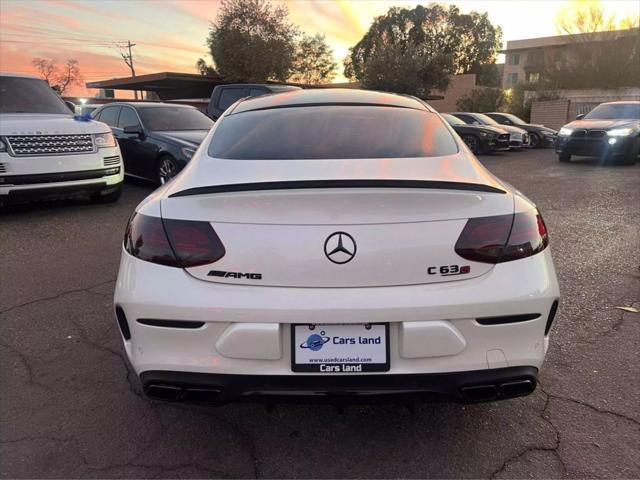 used 2018 Mercedes-Benz AMG C 63 car, priced at $43,500