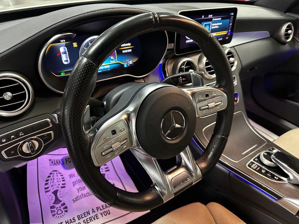 used 2020 Mercedes-Benz AMG C 43 car, priced at $36,950