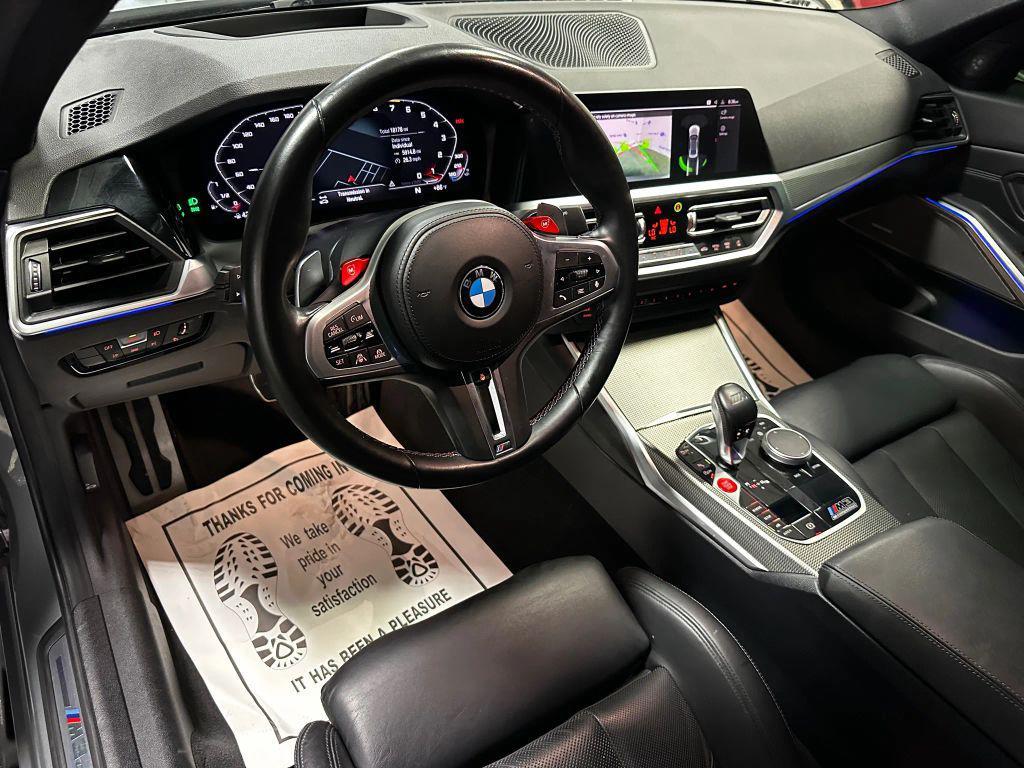 used 2022 BMW M3 car, priced at $73,575