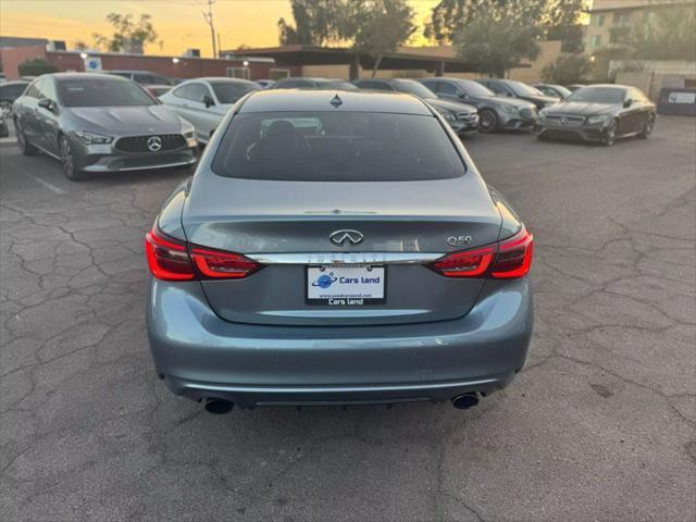 used 2018 INFINITI Q50 car, priced at $13,950