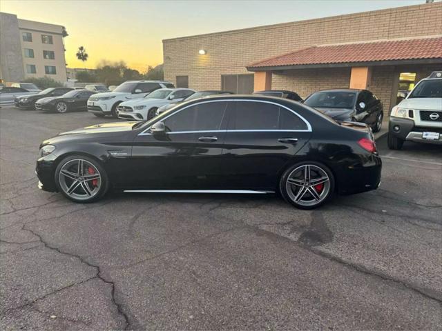 used 2021 Mercedes-Benz AMG C 63 car, priced at $63,500