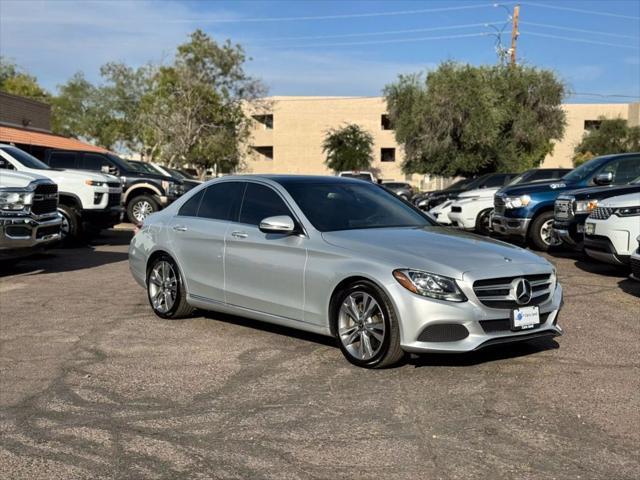 used 2018 Mercedes-Benz C-Class car, priced at $22,500