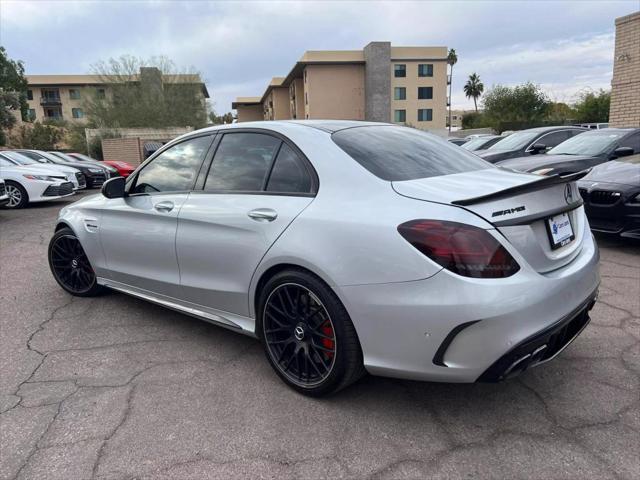 used 2020 Mercedes-Benz AMG C 63 car, priced at $59,950