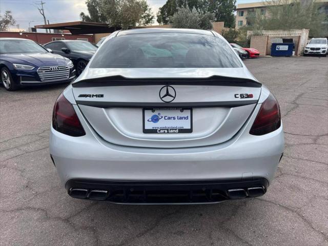 used 2020 Mercedes-Benz AMG C 63 car, priced at $59,950