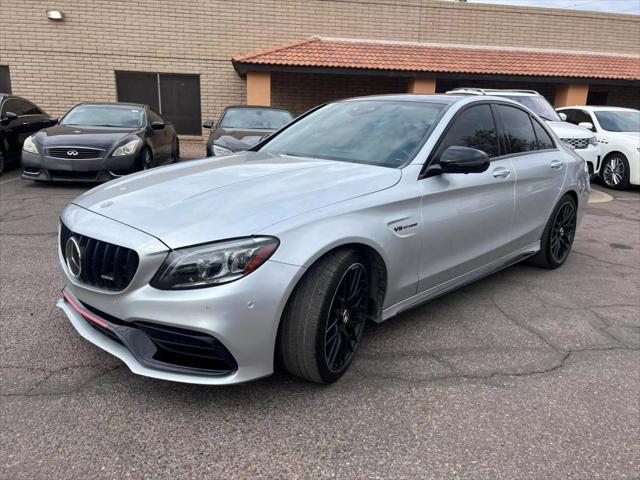 used 2020 Mercedes-Benz AMG C 63 car, priced at $59,950