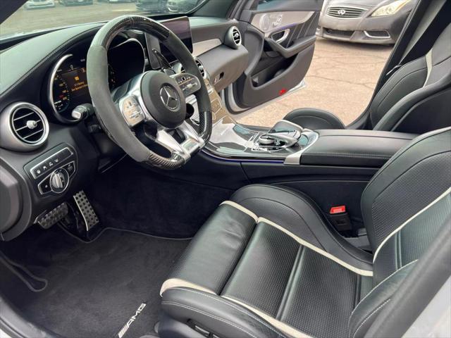 used 2020 Mercedes-Benz AMG C 63 car, priced at $59,950