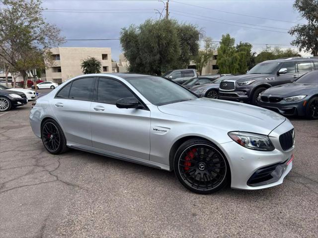 used 2020 Mercedes-Benz AMG C 63 car, priced at $59,950