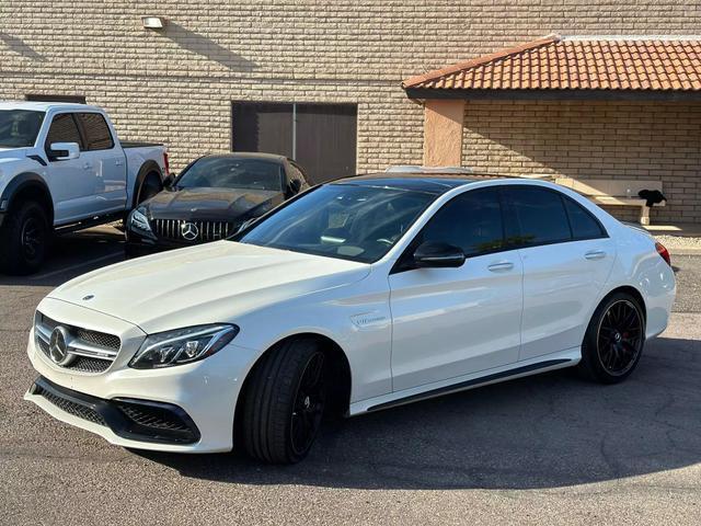 used 2018 Mercedes-Benz AMG C 63 car, priced at $49,750