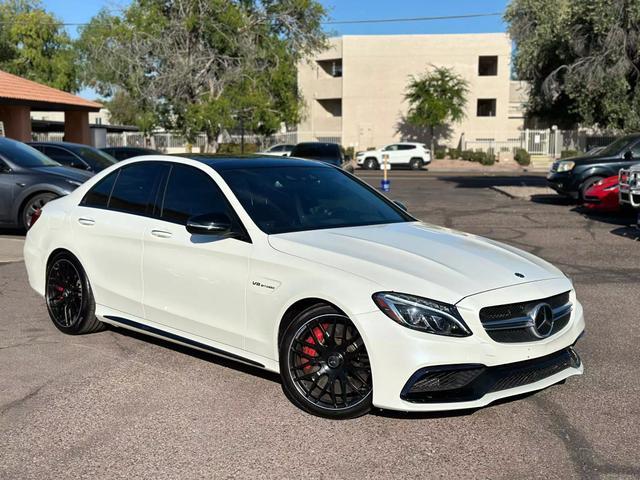 used 2018 Mercedes-Benz AMG C 63 car, priced at $50,250