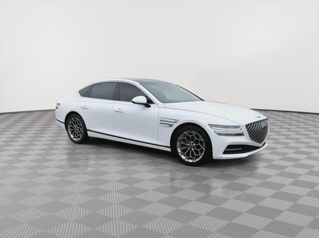 used 2021 Genesis G80 car, priced at $30,000