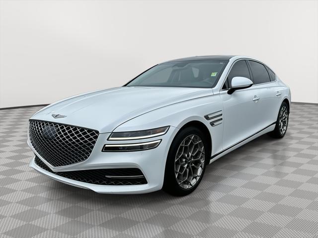 used 2021 Genesis G80 car, priced at $30,000