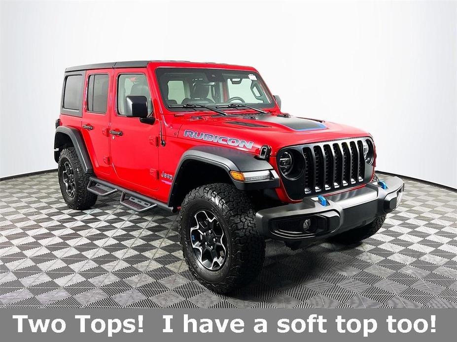 used 2021 Jeep Wrangler Unlimited 4xe car, priced at $35,746