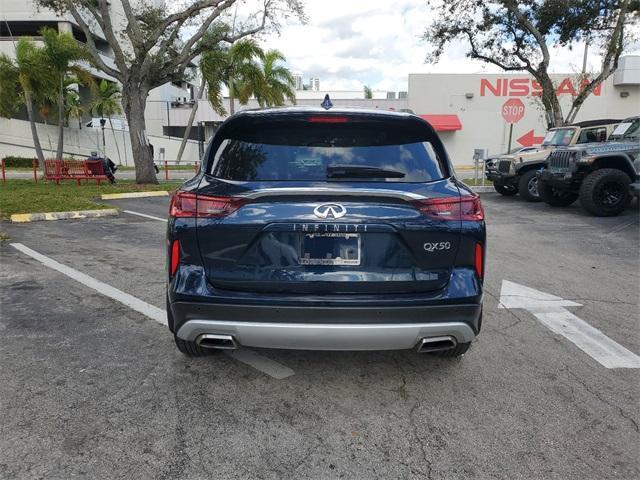 used 2022 INFINITI QX50 car, priced at $25,990