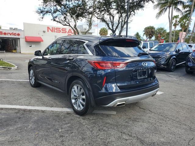 used 2022 INFINITI QX50 car, priced at $25,990