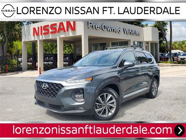 used 2019 Hyundai Santa Fe car, priced at $13,990