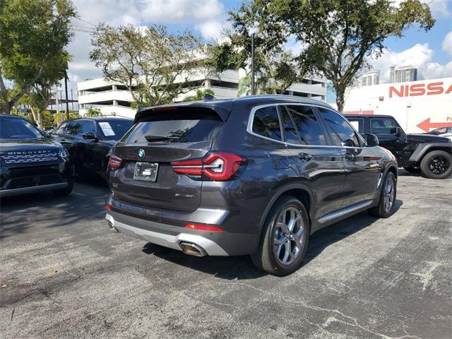 used 2022 BMW X3 car, priced at $29,998