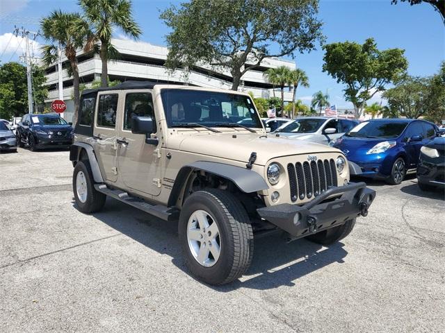 used 2016 Jeep Wrangler Unlimited car, priced at $18,880