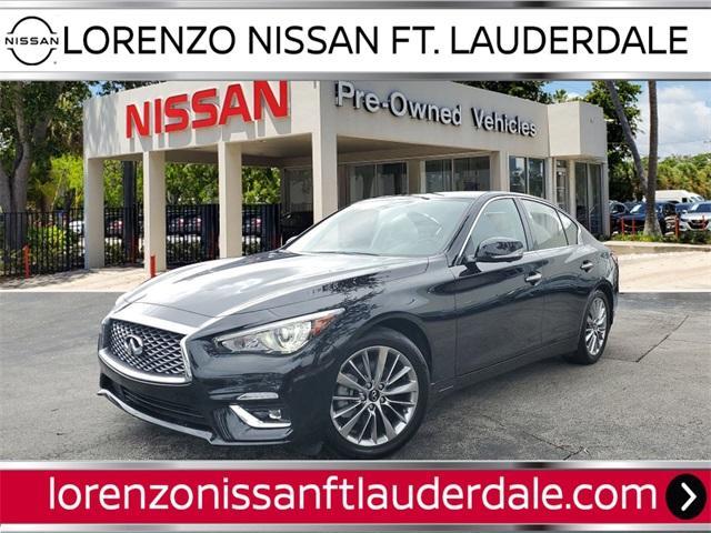 used 2022 INFINITI Q50 car, priced at $26,880