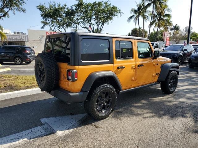 used 2021 Jeep Wrangler Unlimited car, priced at $34,880