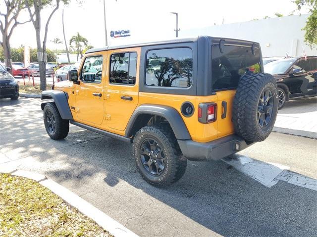 used 2021 Jeep Wrangler Unlimited car, priced at $34,880