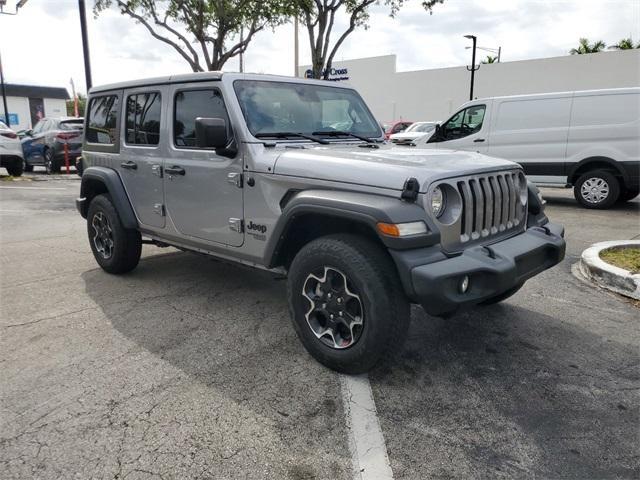 used 2021 Jeep Wrangler Unlimited car, priced at $30,144
