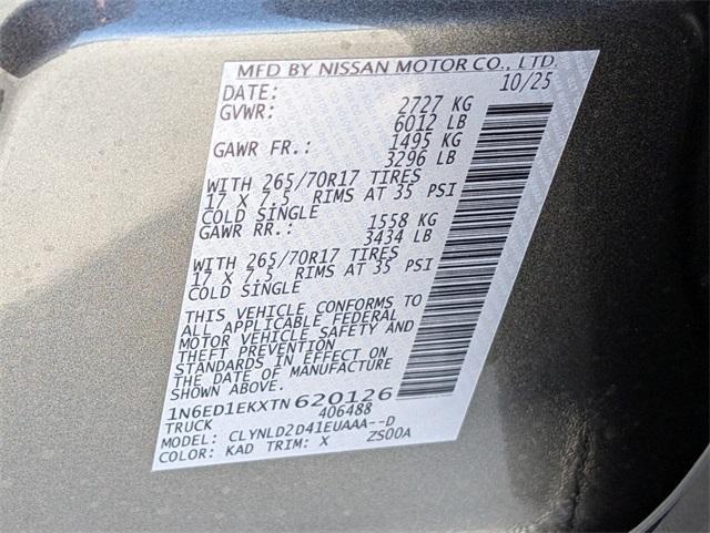 new 2026 Nissan Frontier car, priced at $42,390