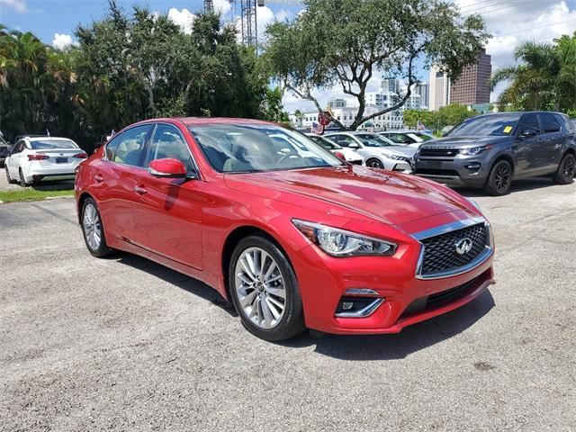 used 2021 INFINITI Q50 car, priced at $24,990